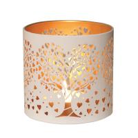 Aroma White & Gold Heart Tree Jar Sleeve & Wax Melt Warmer Extra Image 2 Preview